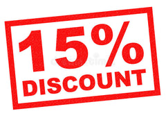 Clearance 15% Off